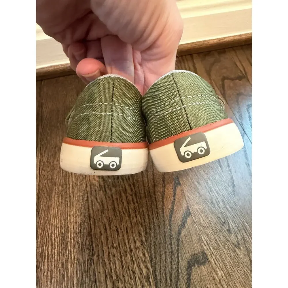See Kai Run Alex Olive Green Sneaker Little Kids Sz 5c NEW